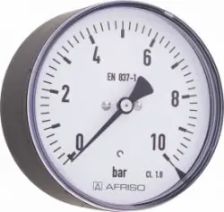 Manometr standardowy RF 40, D211, fi40 mm, 0÷40 bar, G1/8", ax, kl. 1,6