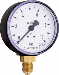 Manometr standardowy RF 50, D211, fi50 mm, 0÷6 bar, G1/4", ax, kl. 1,6