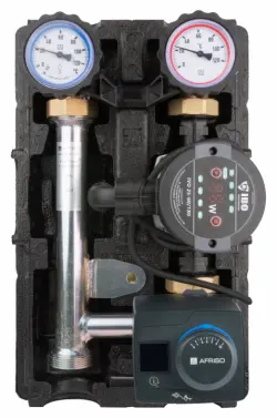 Grupa pompowa PrimoTherm K 180-2 DN25 IP 3-WM-R, pompa IBO IVO, zawór mieszający ARV Kvs12, regulator ACT 343 ProClick