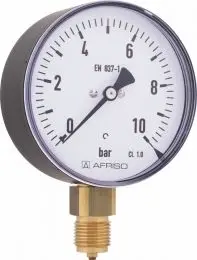 Manometr przemysłowy RF 100 I, D201, fi100 mm, 0÷6 bar, G1/2", rad, kl. 1,0