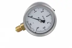 Manometr przemysłowy RF 100 I, D401, fi100 mm, 0÷6 bar, G1/2", rad, kl. 1,0