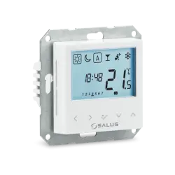 Przewodowy, podtynkowy elektroniczny regulator temperatury BTRP230, programowalny, 230 V