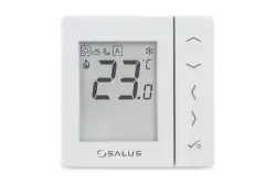 Przewodowy, podtynkowy, cyfrowy regulator temperatury VS35W, dobowy, biały, 230 V.