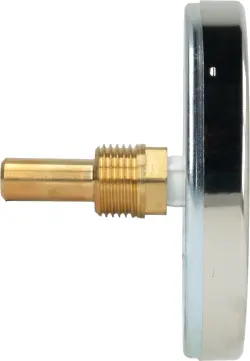 Termometr bimetaliczny BiTh 100, fi100 mm, 0÷120°C, L 40 mm, G1/2", ax, kl. 2