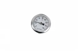 Termometr bimetaliczny BiTh 63, fi63 mm, 0÷160°C, L 100 mm, G1/2", ax, kl. 2
