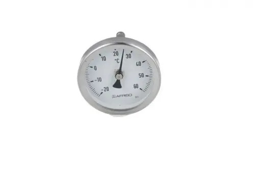 Termometr bimetaliczny BiTh 63 E, D312, fi63 mm, -20÷60°C, L 63 mm, ax, kl. 1