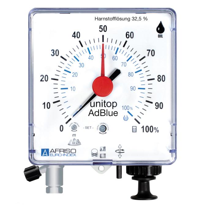 Przyrząd Do Pomiaru Ilości Ciepła Krzyżówka Pneumatyczny przyrząd Unitop AdBlue, do pomiaru poziomu cieczy, 700÷