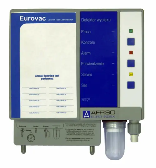 Podciśnieniowy detektor wycieku EUROVAC HV, 230 V AC