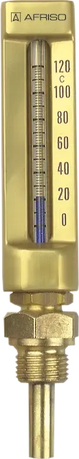 Termometr maszynowy VMTh 150, 150x36 mm, -30÷50°C, L 160 mm, G1/2", prosty