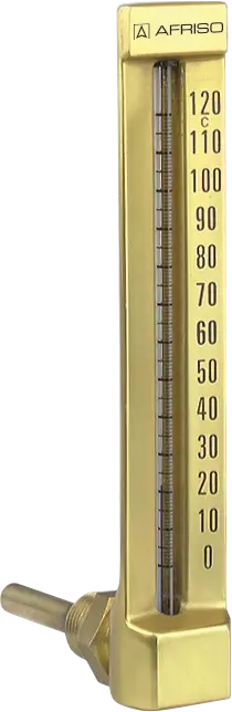Termometr maszynowy VMTh 110, 110x30 mm, -30÷50°C, L 63 mm, G1/2", kątowy