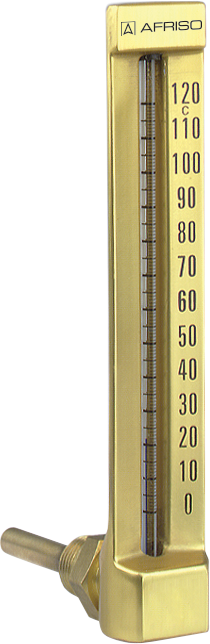 Termometr maszynowy VMTh 150, 150x36 mm, 0÷120°C, L 100 mm, G1/2", kątowy