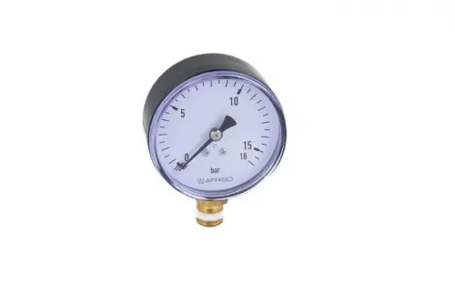 Manometr grzewczy RF 63, fi63 mm, 0÷16 bar, G1/4", rad, kl. 2,5