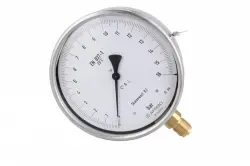 Manometr precyzyjny RF 160 F, D401, fi160 mm, 0÷16 bar, G1/2", rad, kl. 0,6