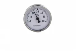 Termometr bimetaliczny BiTh 80, fi80 mm, 0÷60°C, L 40 mm, G1/2", ax, kl. 2