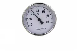 Termometr bimetaliczny BiTh 100, fi100 mm, 0÷60°C, L 40 mm, G1/2',' ax, kl. 2