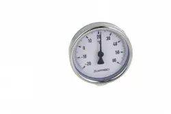 Termometr bimetaliczny BiTh 63, fi63 mm, -20÷60°C, L 40 mm, G1/2", ax, kl. 2