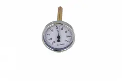 Termometr bimetaliczny BiTh 63, fi63 mm, -20÷60°C, L 100 mm, G1/2", ax, kl. 2