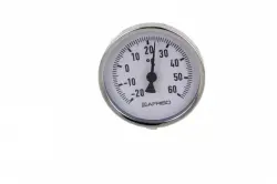 Termometr bimetaliczny BiTh 80, fi80 mm, -20÷60°C, L 63 mm, G1/2", ax, kl. 2
