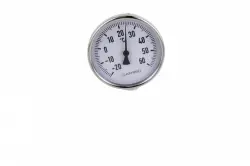 Termometr bimetaliczny BiTh 100, fi100 mm, -20÷60°C, L 150 mm, G1/2", ax, kl. 2