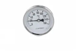 Termometr bimetaliczny BiTh 80, fi80 mm, 0÷160°C, L 40 mm, G1/2',' ax, kl. 2
