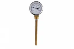 Termometr bimetaliczny BiTh 63, fi63 mm, 0÷120°C, L 150 mm, G1/2", rad, kl. 2