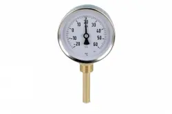 Termometr bimetaliczny BiTh 80, fi80 mm, -20÷60°C, L 63 mm, G1/2", rad, kl. 2