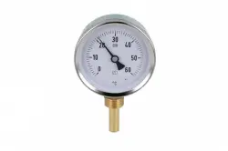 Termometr bimetaliczny BiTh 80, fi80 mm, 0÷60°C, L 40 mm, G1/2", rad, kl. 2
