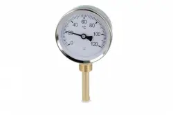 Termometr bimetaliczny BiTh 80, fi80 mm, 0÷120°C, L 63 mm, G1/2", rad, kl. 2