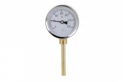Termometr bimetaliczny BiTh 80, fi80 mm, 0÷120°C, L 100 mm, G1/2", rad, kl. 2
