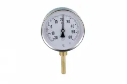 Termometr bimetaliczny BiTh 100, fi100 mm, -20÷60°C, L 63 mm, G1/2", rad, kl. 2