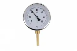 Termometr bimetaliczny BiTh 100, fi100 mm, 0÷60°C, L 63 mm, G1/2", rad, kl. 2