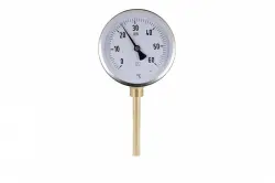 Termometr bimetaliczny BiTh 100, fi100 mm, 0÷60°C, L 100 mm, G1/2", rad, kl. 2
