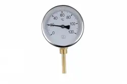 Termometr bimetaliczny BiTh 100, fi100 mm, 0÷120°C, L 63 mm, G1/2", rad, kl. 2