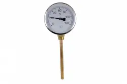 Termometr bimetaliczny BiTh 100, fi100 mm, 0÷120°C, L 150 mm, G1/2", rad, kl. 2