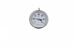 Termometr bimetaliczny BiTh 100 E, D312, fi100 mm, 0÷120°C, L 200 mm, ax, kl. 1
