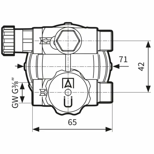 Filtr olejowy jednorurowy z powrotem R 500 St, z wkładem stalowym, 250 l/h