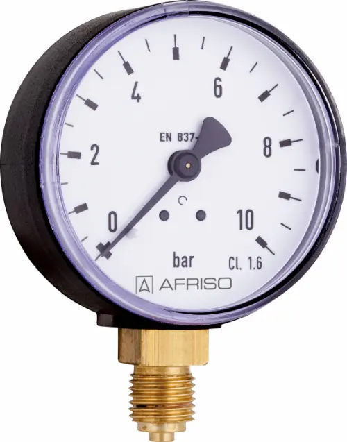 Manometr standardowy RF 100, D211, fi100 mm, 0÷1,6 bar, G1/4", ax, kl. 1,6
