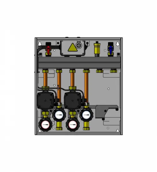 PrimoBox AZB 200 ze sprzęgłem hydraulicznym, 2 obiegi bez zmieszania