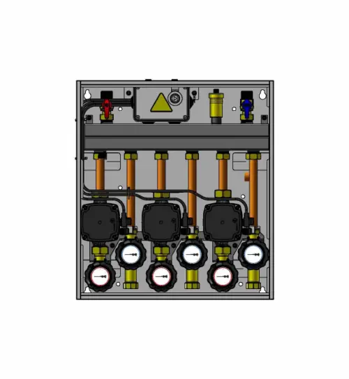 PrimoBox AZB 300 ze sprzęgłem hydraulicznym, 3 obiegi bez zmieszania