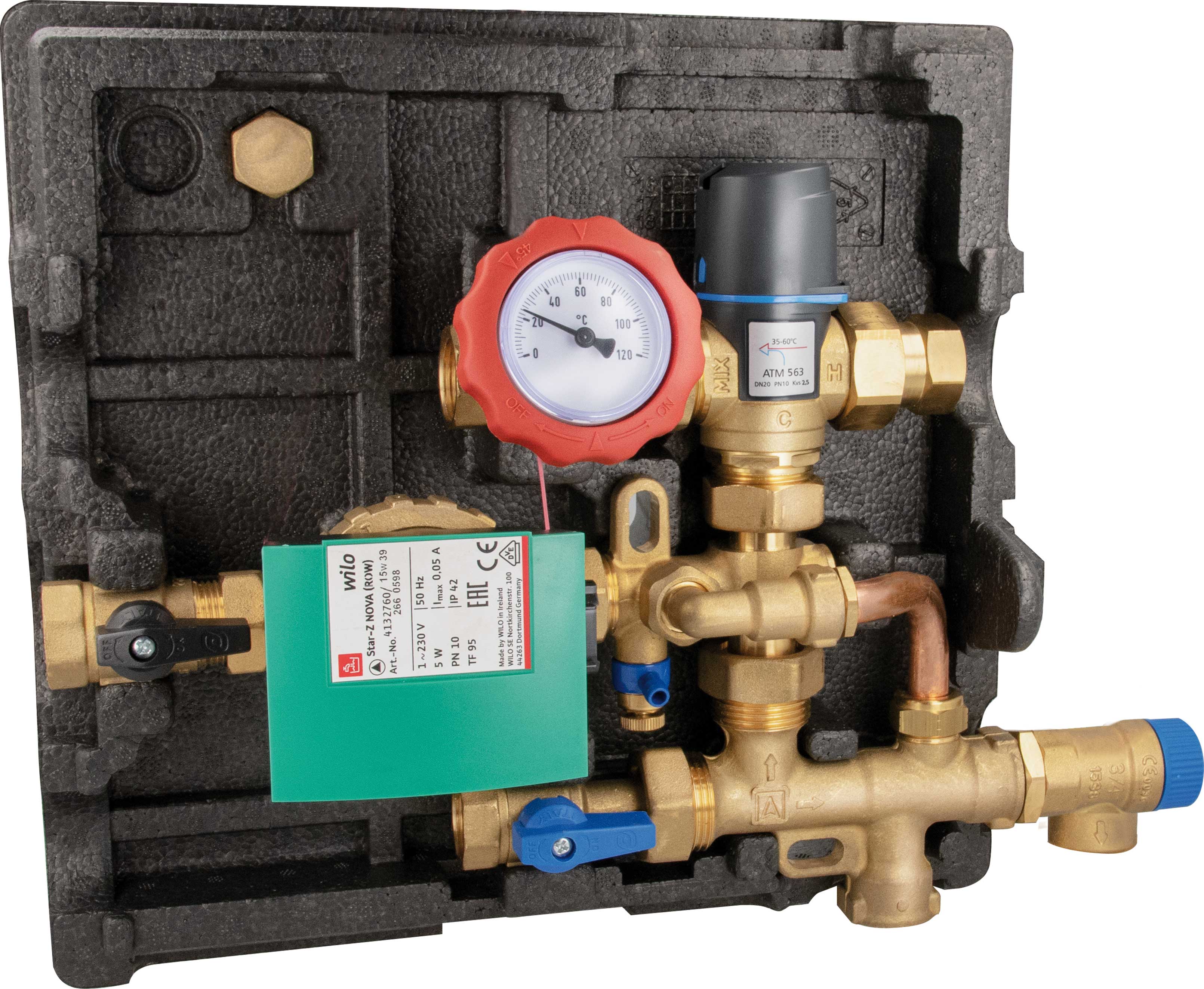 Grupa Pompowa Do Cyrkulacji Cieplej Wody Uzytkowej Wzs 100 Atm Kvs 2 5 M3 H Afriso