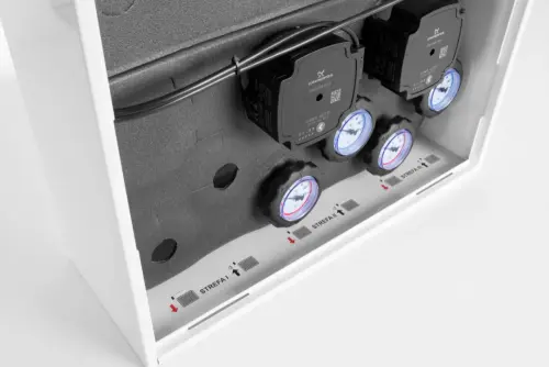 PrimoBox AZB 211 ze sprzęgłem hydraulicznym, 2 obiegi z zaworem termostatycznym ATM