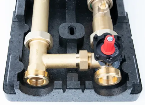 Grupa pompowa PrimoTherm 180-2 DN25 Vario, zawór mieszający, regulator ACT 343,  pompa Wilo