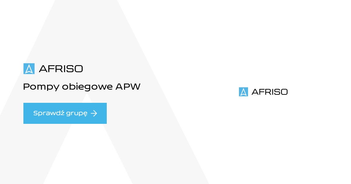 Pompy obiegowe APW katalog produktów AFRISO AFRISO.pl