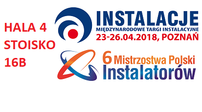 Zapraszamy na Targi Instalacje 2018