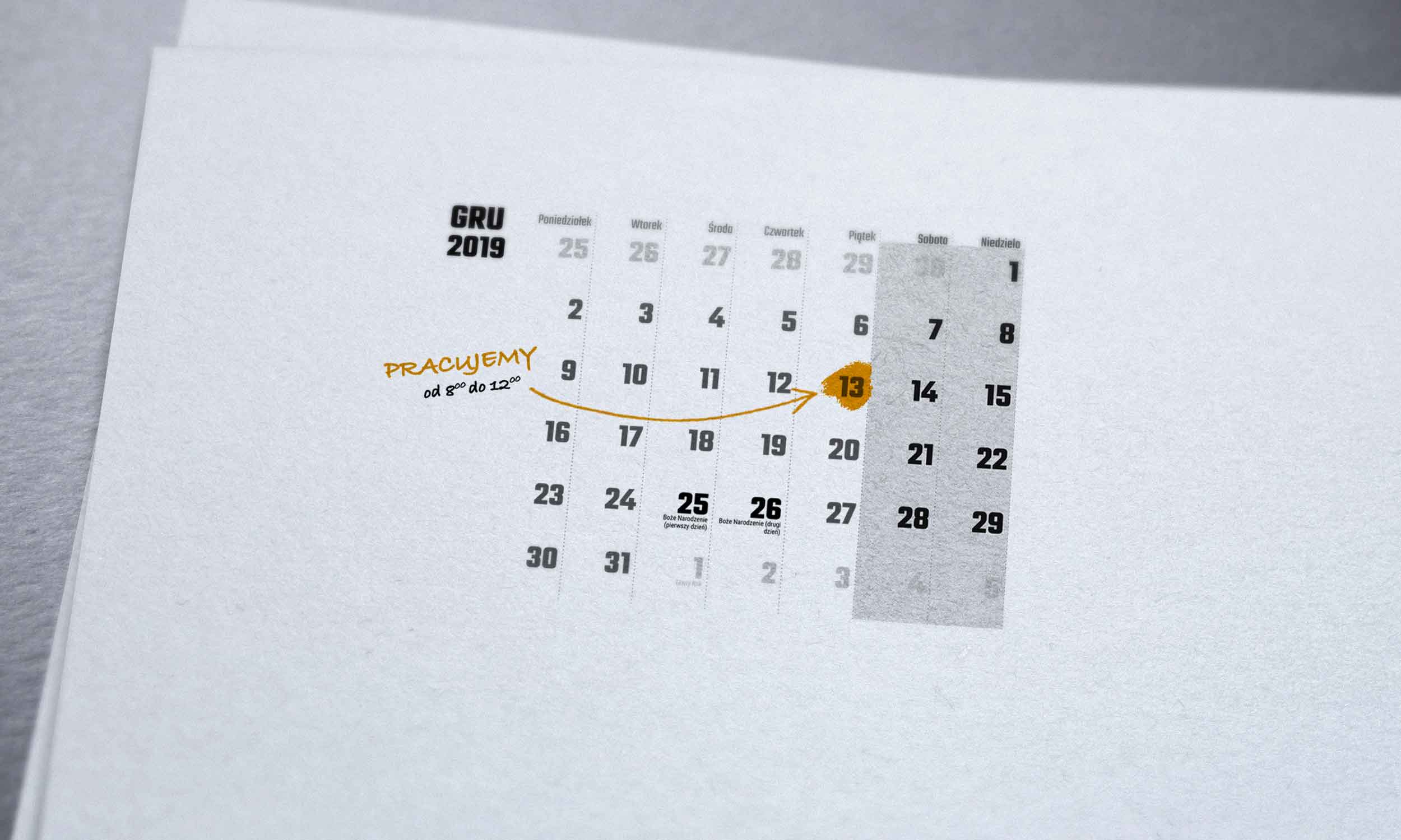 Krótsze godziny pracy AFRISO w dniu 13.12.2019