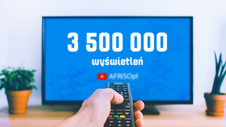 3 500 000 wyświetleń kanału AFRISOpl na YouTube!