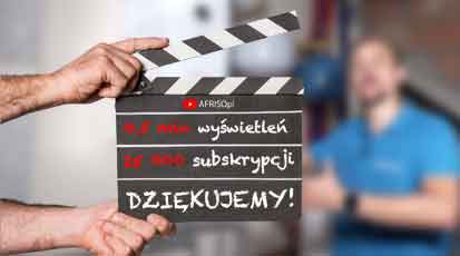Ponad 4,5 miliona wyświetleń i 25 000 subskrypcji kanału AFRISOpl!