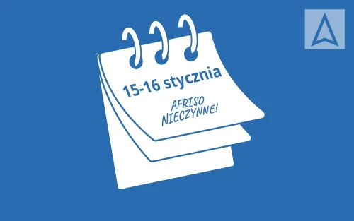 AFRISO nieczynne w dniach 15-16 stycznia