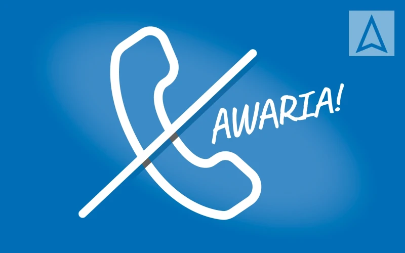 Uwaga - awaria telefonów stacjonarnych!