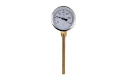 Termometr bimetaliczny BiTh 80, fi80 mm, 0÷120°C, L 150 mm, G1/2", rad, kl. 2